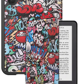 BASEY. BASEY. Kobo Clara 2E Hoesje Trifold - Graffity