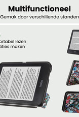 BASEY. BASEY. Kobo Clara 2E Hoesje Trifold - Graffity