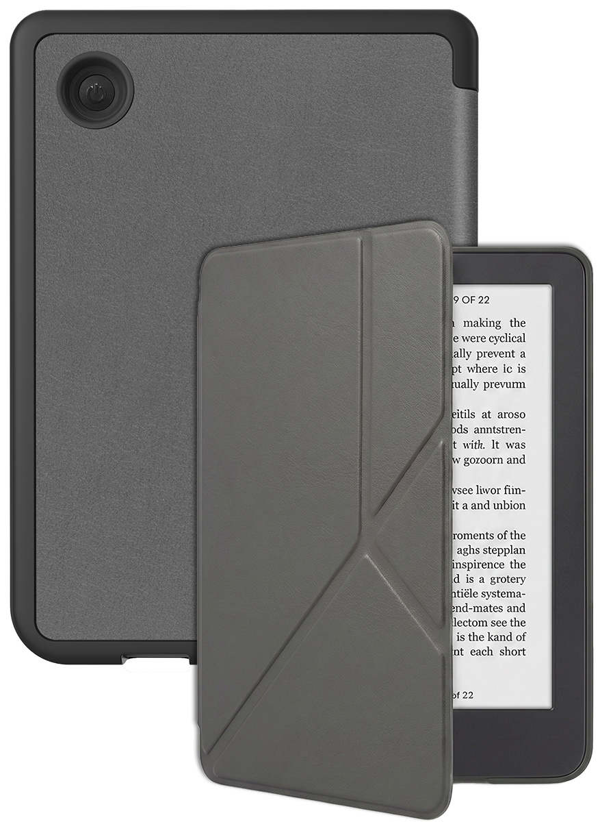 BASEY. BASEY. Kobo Clara 2E Hoesje Trifold - Grijs
