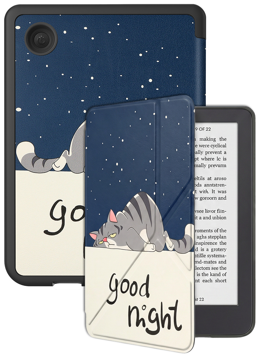 BASEY. BASEY. Kobo Clara 2E Hoesje Trifold - Kat