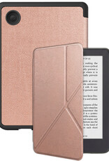 BASEY. BASEY. Kobo Clara 2E Hoesje Trifold - Rose Goud