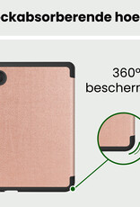 BASEY. BASEY. Kobo Clara 2E Hoesje Trifold - Rose Goud