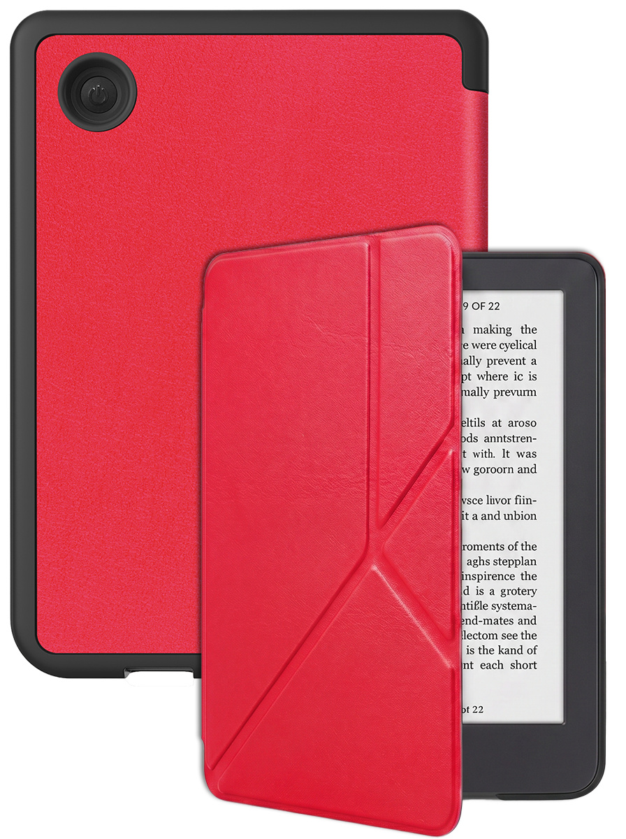 BASEY. BASEY. Kobo Clara 2E Hoesje Trifold - Rood