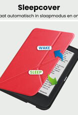 BASEY. BASEY. Kobo Clara 2E Hoesje Trifold - Rood