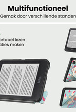 BASEY. BASEY. Kobo Clara 2E Hoesje Trifold Met Screenprotector - Eenhoorn