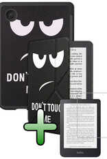 BASEY. BASEY. Kobo Clara 2E Hoesje Trifold Met Screenprotector - Touch