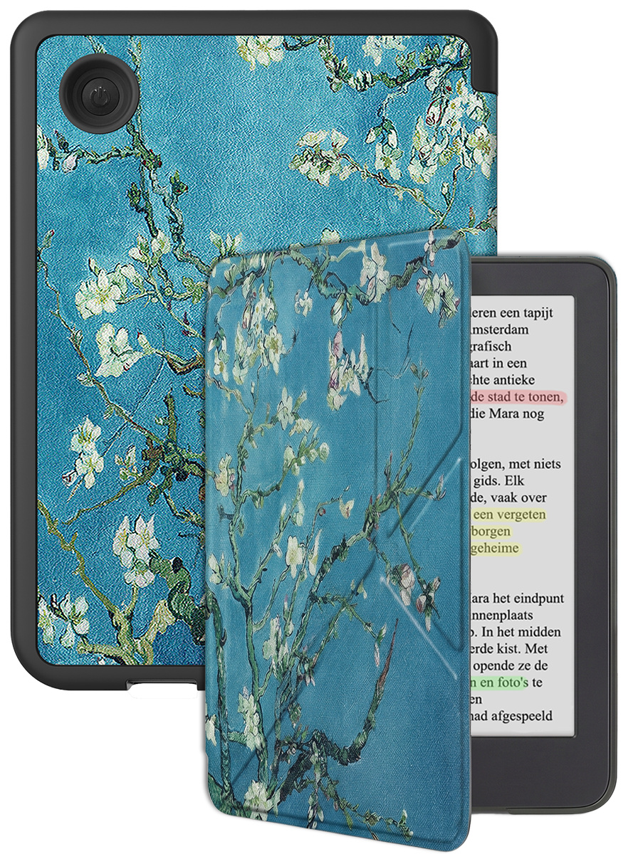 BASEY. BASEY. Kobo Clara Colour Hoesje Trifold - Bloesem