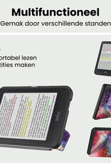 BASEY. BASEY. Kobo Clara Colour Hoesje Trifold - Galaxy