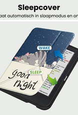 BASEY. BASEY. Kobo Clara Colour Hoesje Trifold - Kat