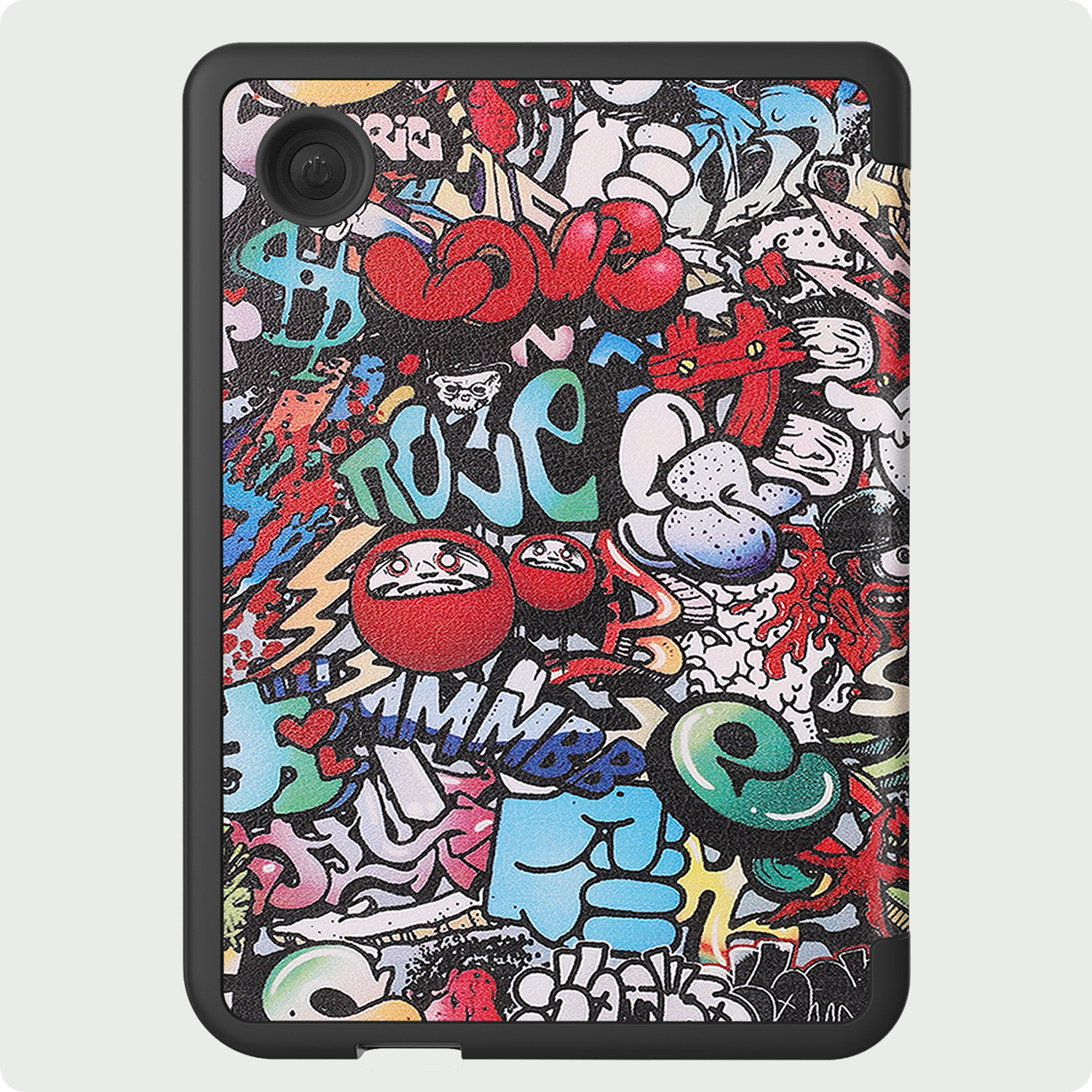BASEY. BASEY. Kobo Clara Colour Hoesje Trifold Met Screenprotector - Graffity