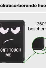 BASEY. BASEY. Kobo Clara Colour Hoesje Trifold Met Screenprotector - Don't Touch Me