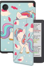 BASEY. BASEY. Kobo Clara BW Hoesje Trifold - Eenhoorn