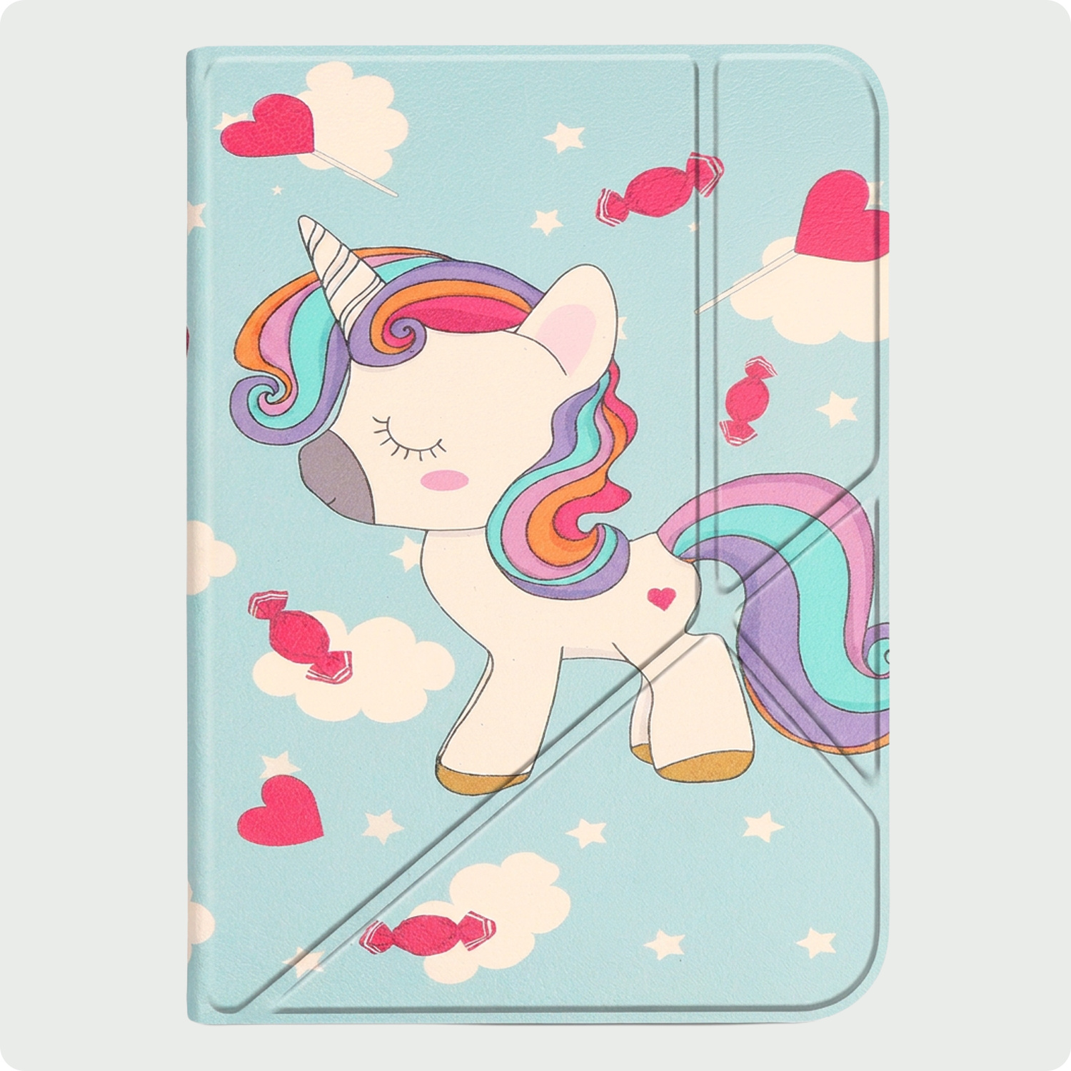 BASEY. BASEY. Kobo Clara BW Hoesje Trifold - Eenhoorn