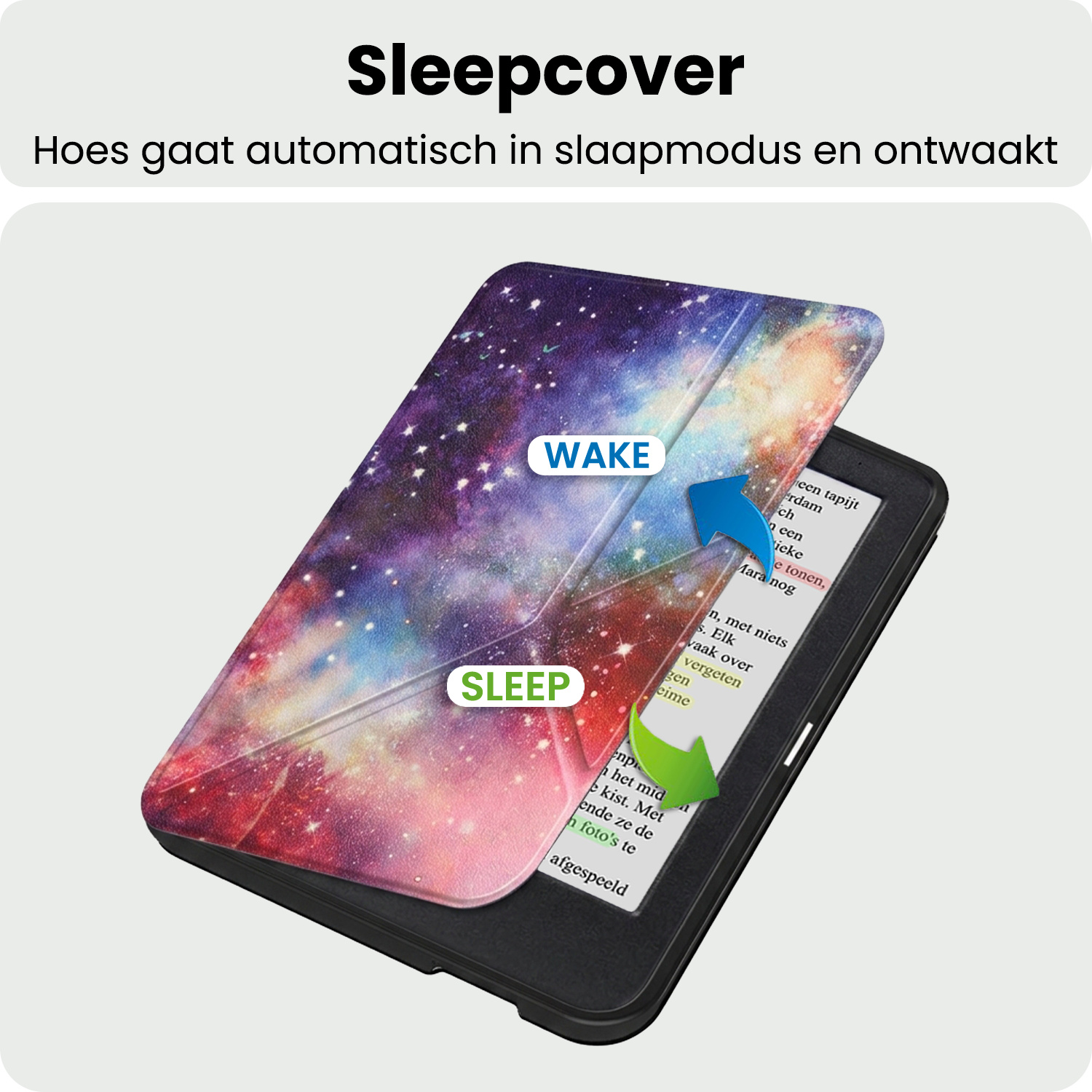 BASEY. BASEY. Kobo Clara BW Hoesje Trifold - Galaxy