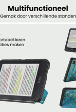 BASEY. BASEY. Kobo Clara BW Hoesje Trifold Met Screenprotector - Bloesem