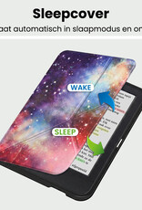 BASEY. BASEY. Kobo Clara BW Hoesje Trifold Met Screenprotector - Galaxy