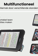 BASEY. BASEY. Kobo Clara BW Hoesje Trifold Met Screenprotector - Graffity