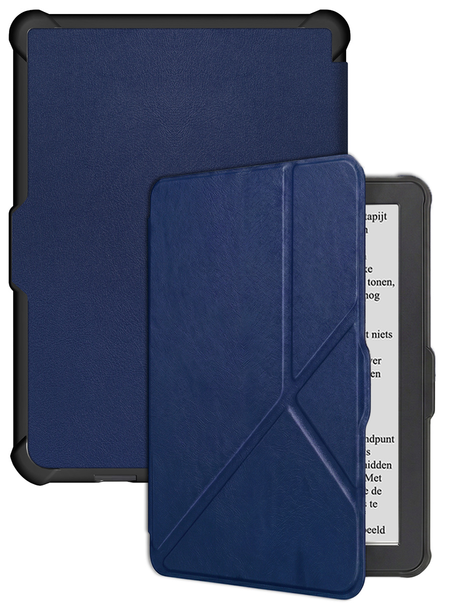 BASEY. BASEY. Kobo Clara HD Hoesje Trifold - Donkerblauw