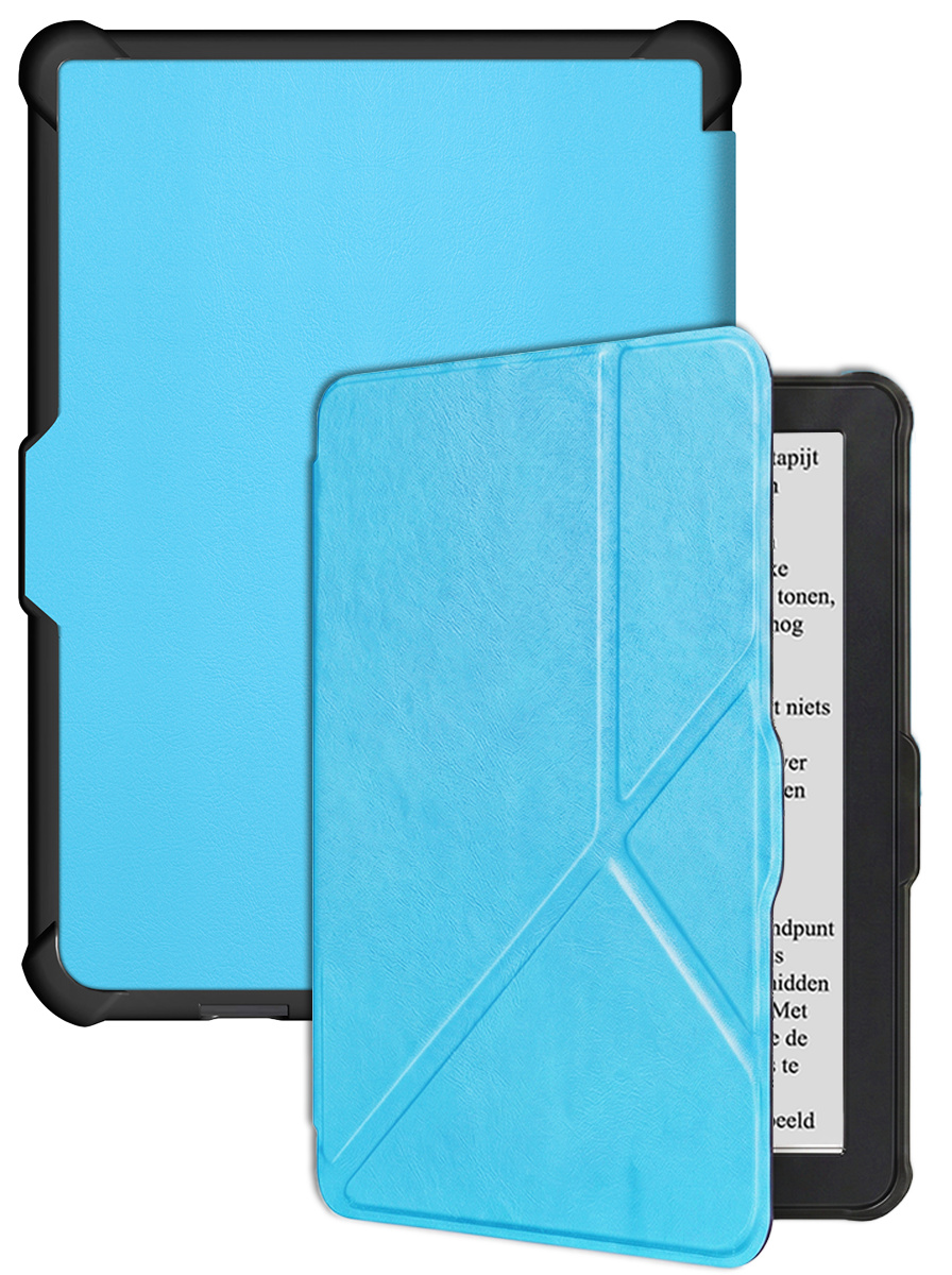 BASEY. BASEY. Kobo Clara HD Hoesje Trifold - Lichtblauw