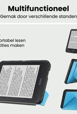 BASEY. BASEY. Kobo Clara HD Hoesje Trifold - Lichtblauw
