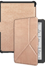 BASEY. BASEY. Kobo Clara HD Hoesje Trifold - Rosé Goud