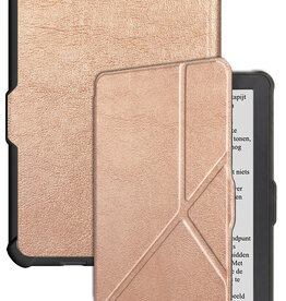 BASEY. BASEY. Kobo Clara HD Hoesje Trifold - Rosé Goud
