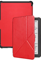 BASEY. BASEY. Kobo Clara HD Hoesje Trifold - Rood