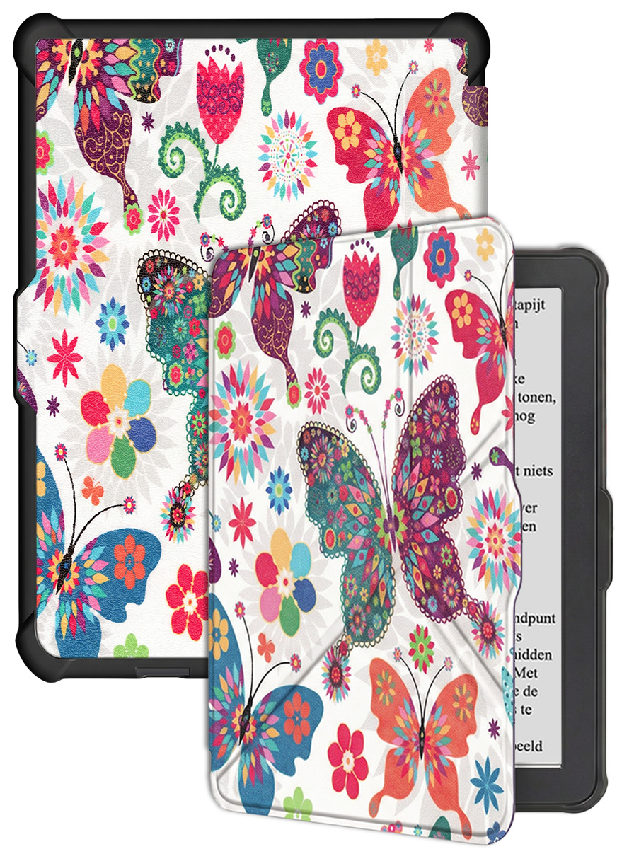 BASEY. BASEY. Kobo Clara HD Hoesje Trifold - Vlinders
