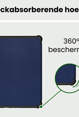 BASEY. BASEY. Kobo Clara HD Hoesje Trifold Met Screenprotector - Donkerblauw