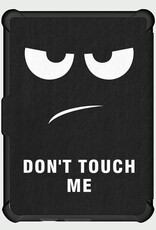 BASEY. BASEY. Kobo Clara HD Hoesje Trifold Met Screenprotector - Don't Touch Me