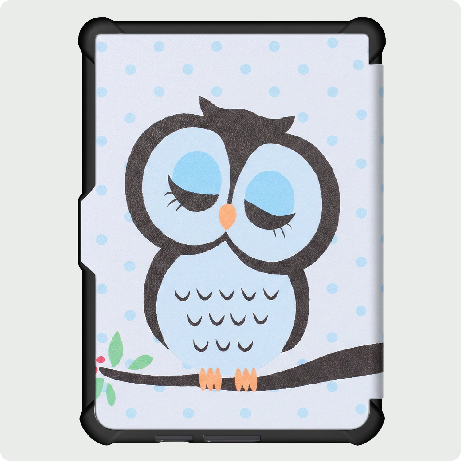 BASEY. BASEY. Kobo Clara HD Hoesje Trifold Met Screenprotector - Uil