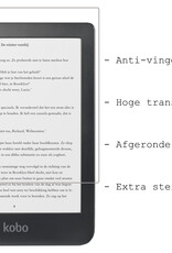 BASEY. BASEY. Kobo Clara HD Hoesje Trifold Met Screenprotector - Zwart