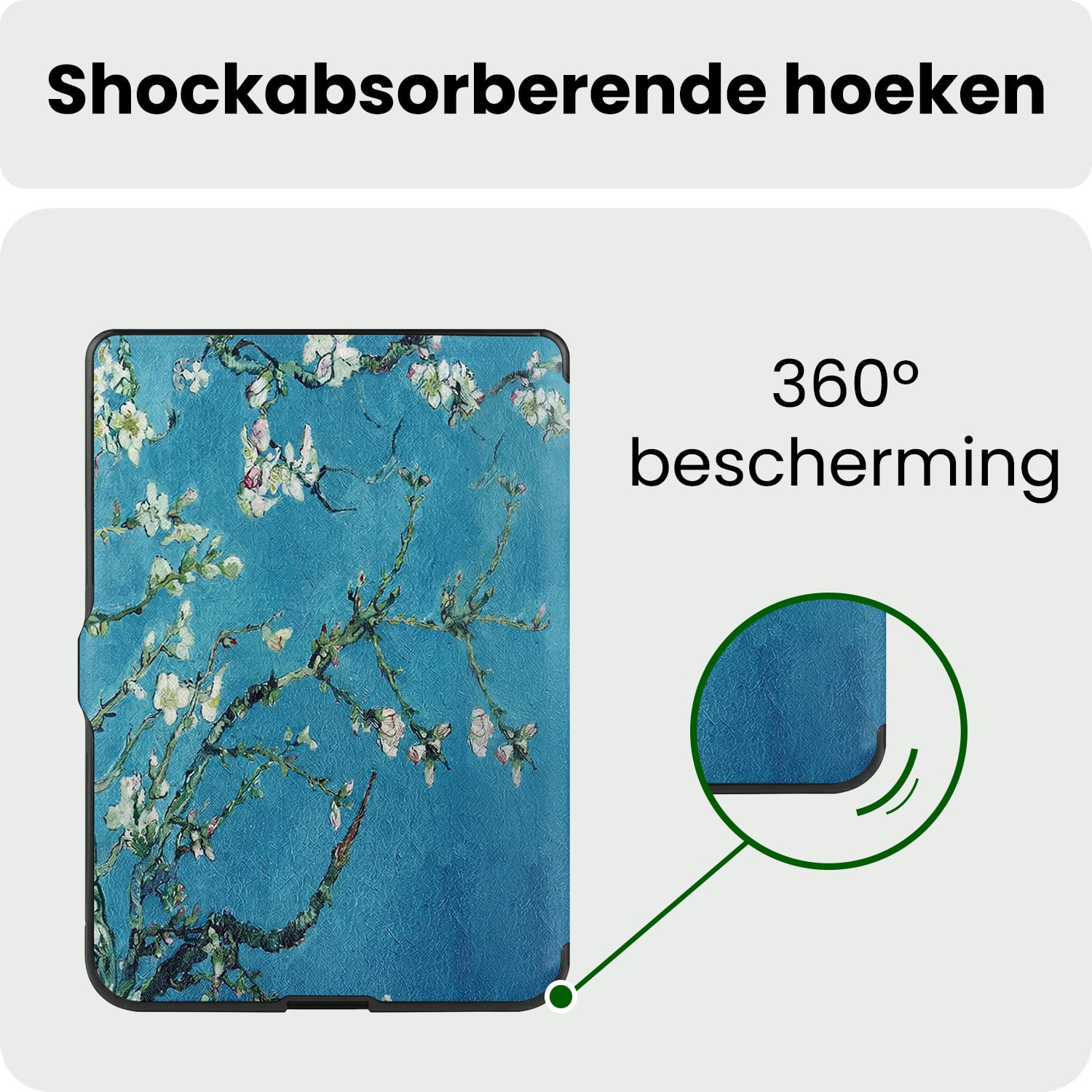 BASEY. BASEY. Kobo Nia Hoesje Trifold - Bloesem