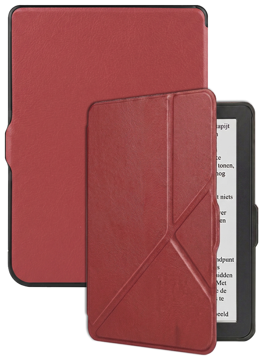 BASEY. BASEY. Kobo Nia Hoesje Trifold - Donkerrood