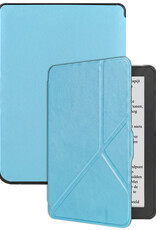 BASEY. BASEY. Kobo Nia Hoesje Trifold - Lichtblauw