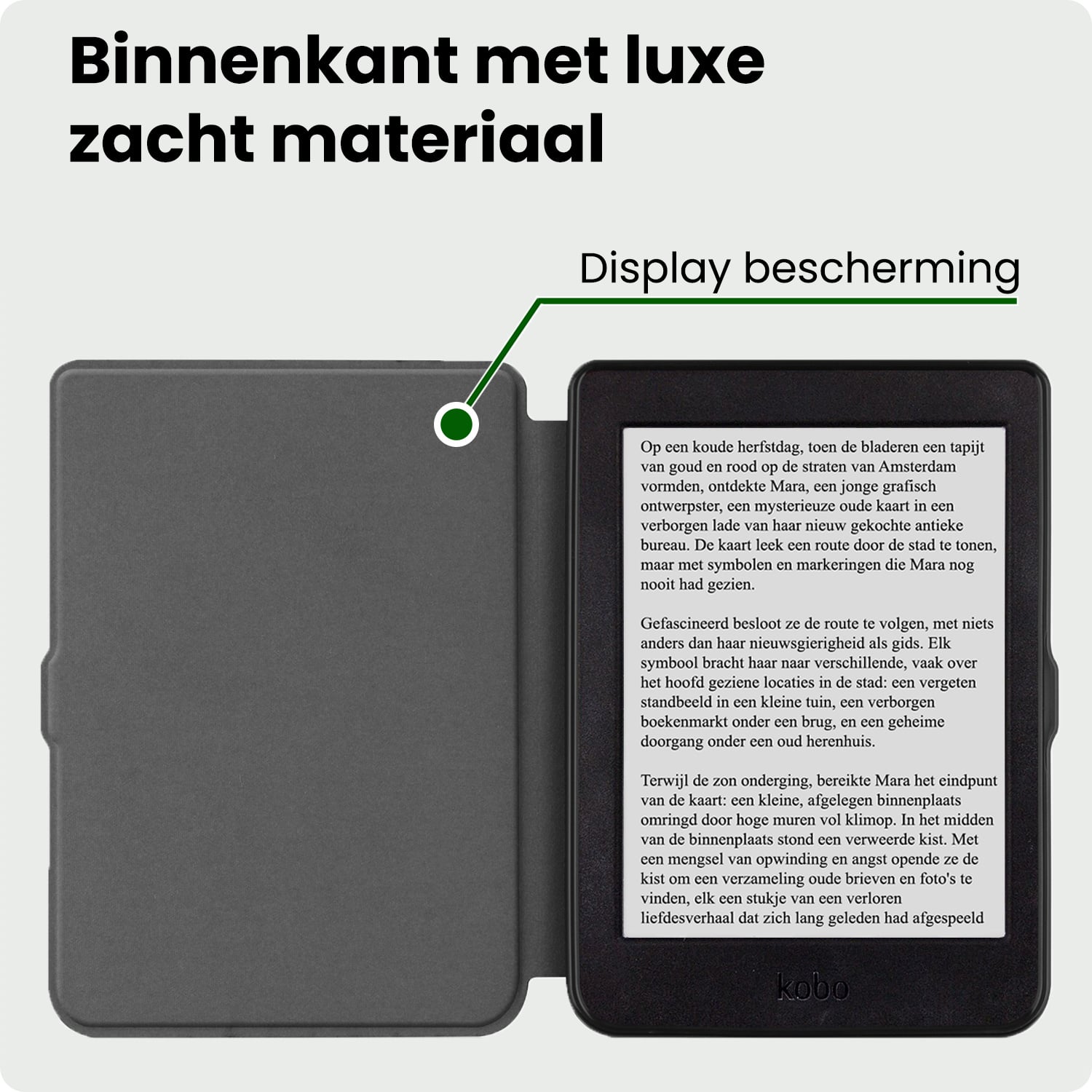 BASEY. BASEY. Kobo Nia Hoesje Trifold - Rose Goud