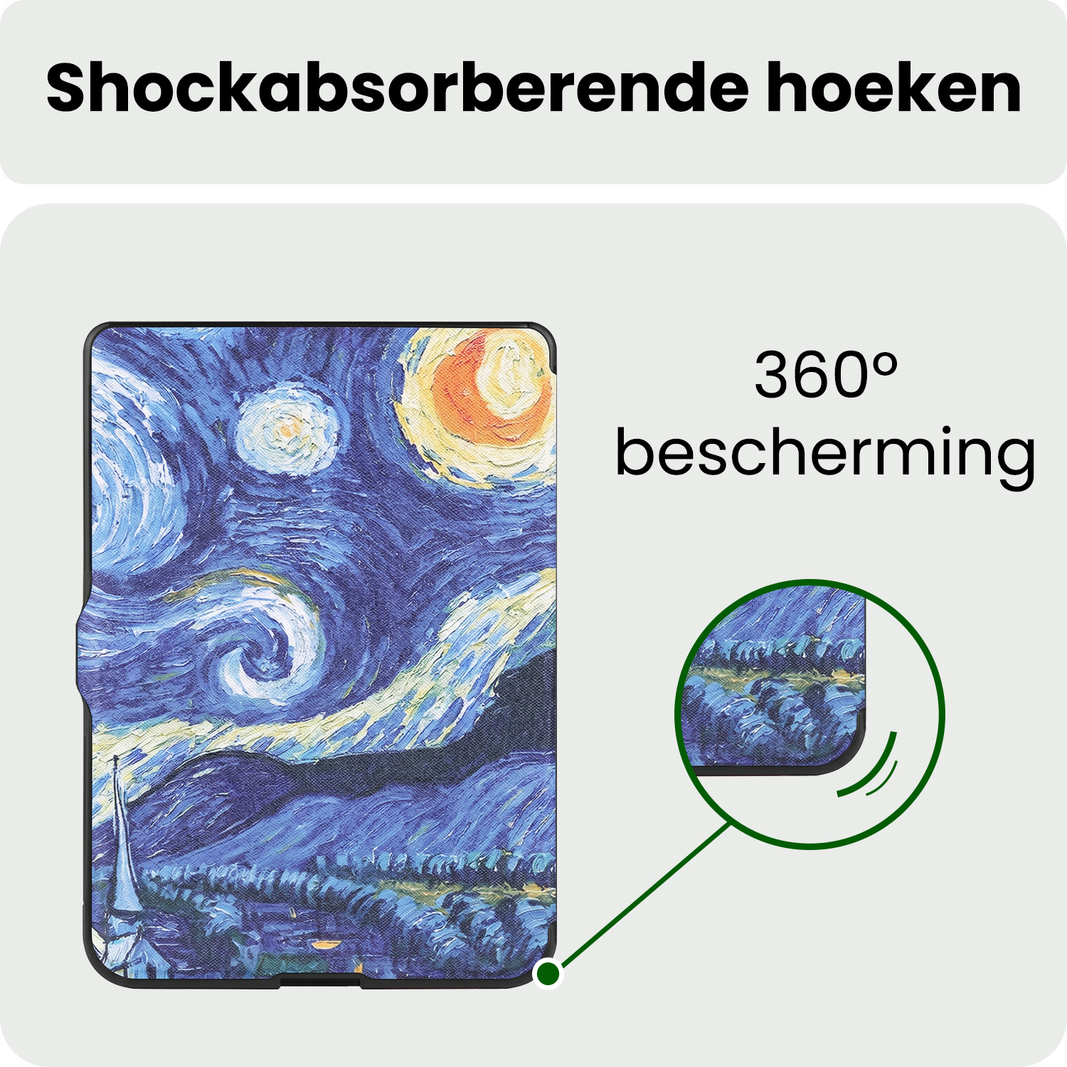 BASEY. BASEY. Kobo Nia Hoesje Trifold - Sterrenhemel
