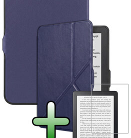 BASEY. BASEY. Kobo Nia Hoesje Trifold Met Screenprotector - Donkerblauw