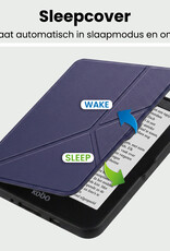 BASEY. BASEY. Kobo Nia Hoesje Trifold Met Screenprotector - Donkerblauw