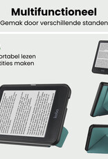 BASEY. BASEY. Kobo Nia Hoesje Trifold Met Screenprotector - Donkergroen