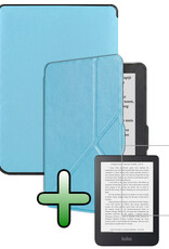 BASEY. BASEY. Kobo Nia Hoesje Trifold Met Screenprotector - Lichtblauw