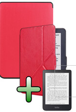 BASEY. BASEY. Kobo Nia Hoesje Trifold Met Screenprotector - Rood