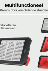 BASEY. BASEY. Kobo Nia Hoesje Trifold Met Screenprotector - Rood