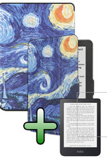 BASEY. BASEY. Kobo Nia Hoesje Trifold Met Screenprotector - Sterrenhemel