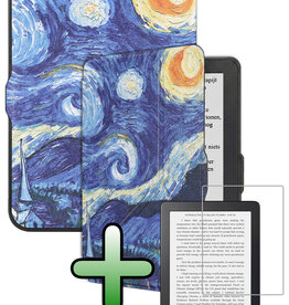 BASEY. BASEY. Kobo Nia Hoesje Trifold Met Screenprotector - Sterrenhemel