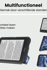 BASEY. BASEY. Kobo Nia Hoesje Trifold Met Screenprotector - Sterrenhemel