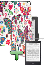 BASEY. BASEY. Kobo Nia Hoesje Trifold Met Screenprotector - Vlinders