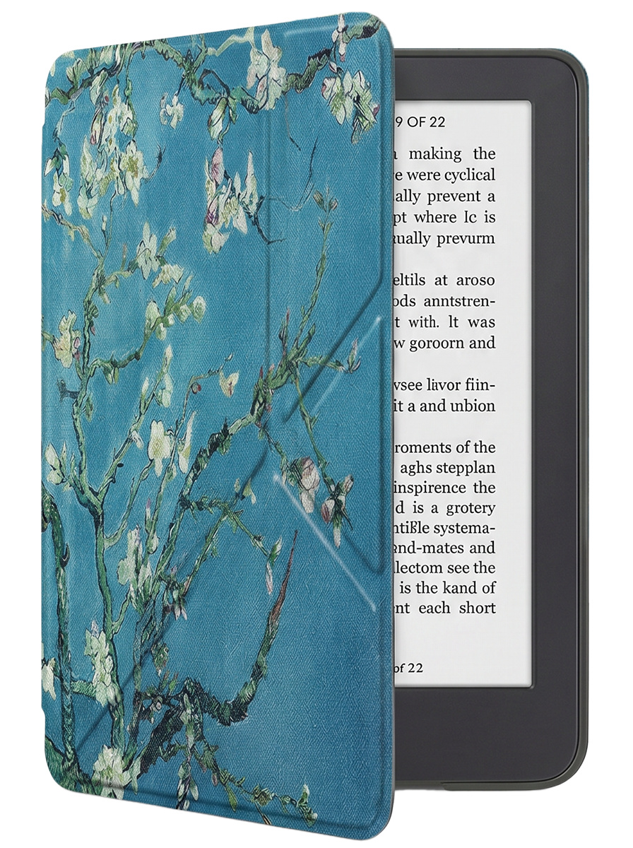 NoXx NoXx Kobo Clara 2E Hoesje Trifold - Bloesem