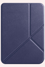 NoXx NoXx Kobo Clara 2E Hoesje Trifold - Donkerblauw
