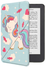 NoXx NoXx Kobo Clara 2E Hoesje Trifold - Eenhoorn